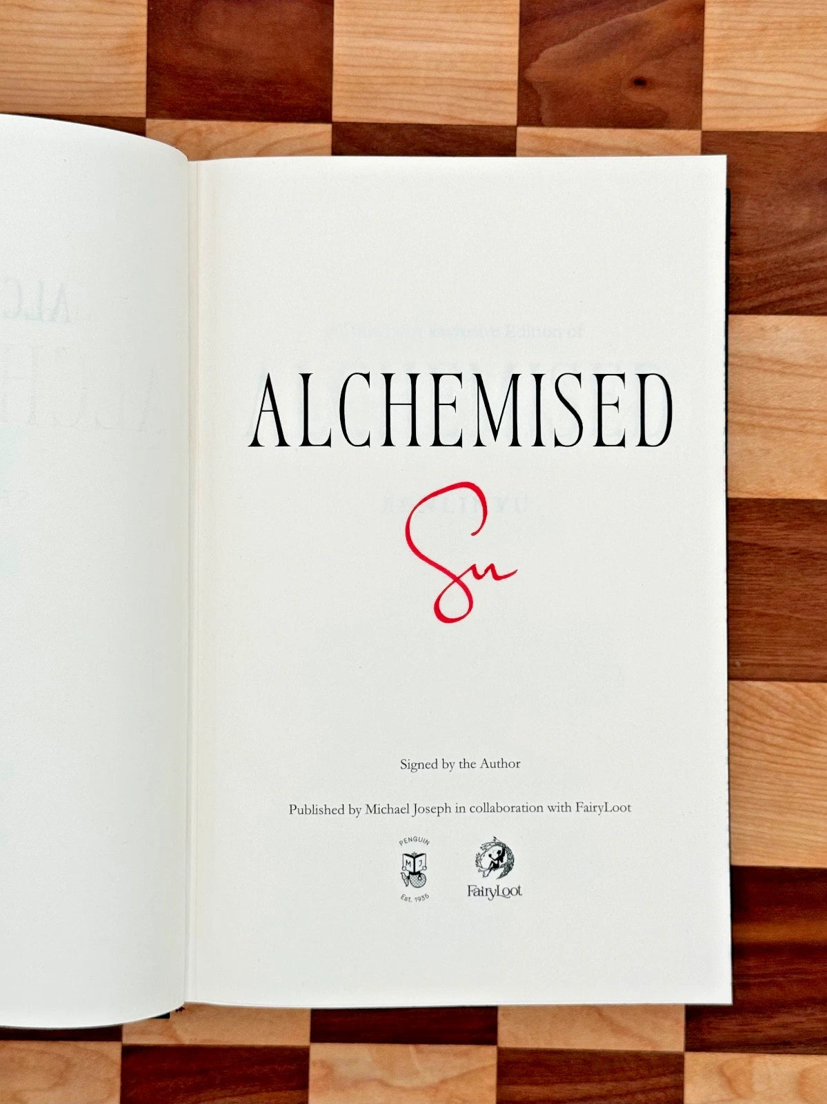 Alchemised by SenLinYu SIGNED Fairyloot Exclusive Edition