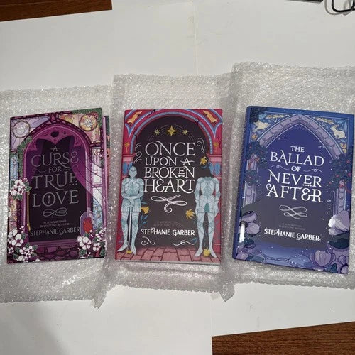COMPLETE Fairyloot Once Upon a Broken Heart Series Set Signed Stephanie Garber