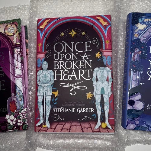 COMPLETE Fairyloot Once Upon a Broken Heart Series Set Signed Stephanie Garber
